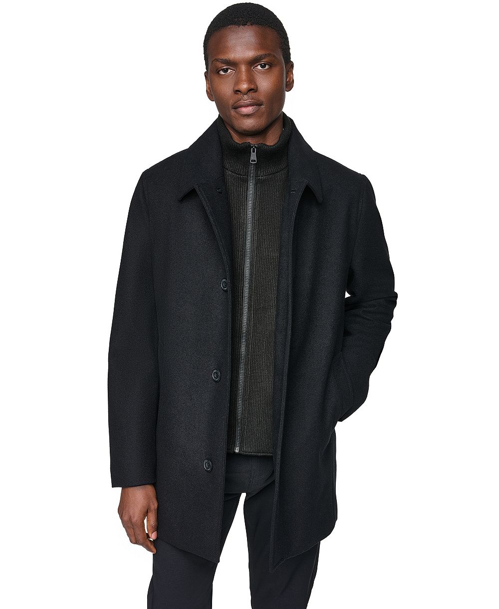 Kenneth Cole мужское шерстяное пальмо средней длины классического кроя