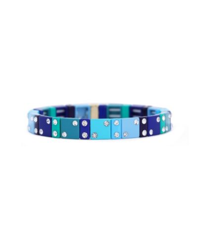 Браслет The Lovery Mist Domino Stretch 14K Gold-Plated Over Brass 8 mm