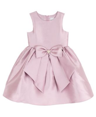 Детское однотонное микадо-платье Rare Editions 2-6X Drop Waist