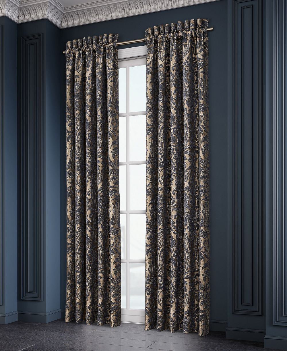 J Queen New York Glimmerstone Window Panel Pair, 50" x 95"
