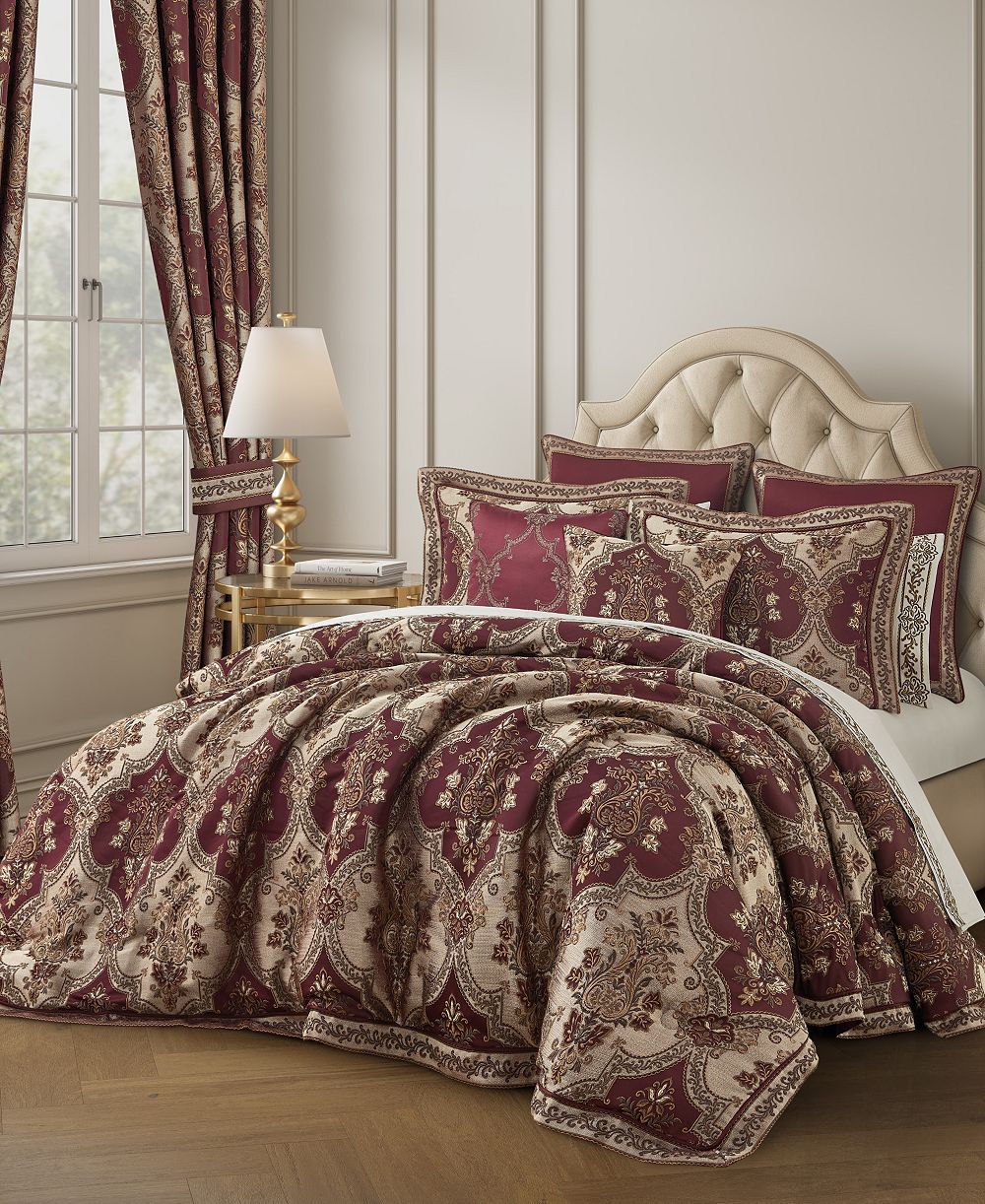 Комплект из 4 покрывал J Queen New York Phyllis Woven Damask, King