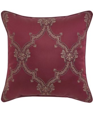 J Queen New York Phyllis Square Embellished Decorative Pillow, 20" x 20"