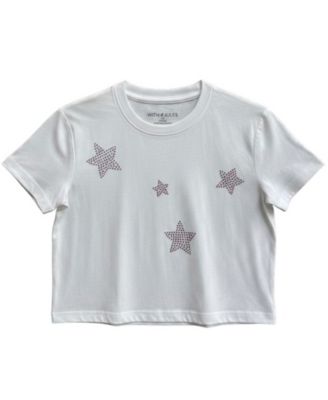With Jules детская футболка с круглым вырезом и принтом со звездами и стразами, 7-16 лет