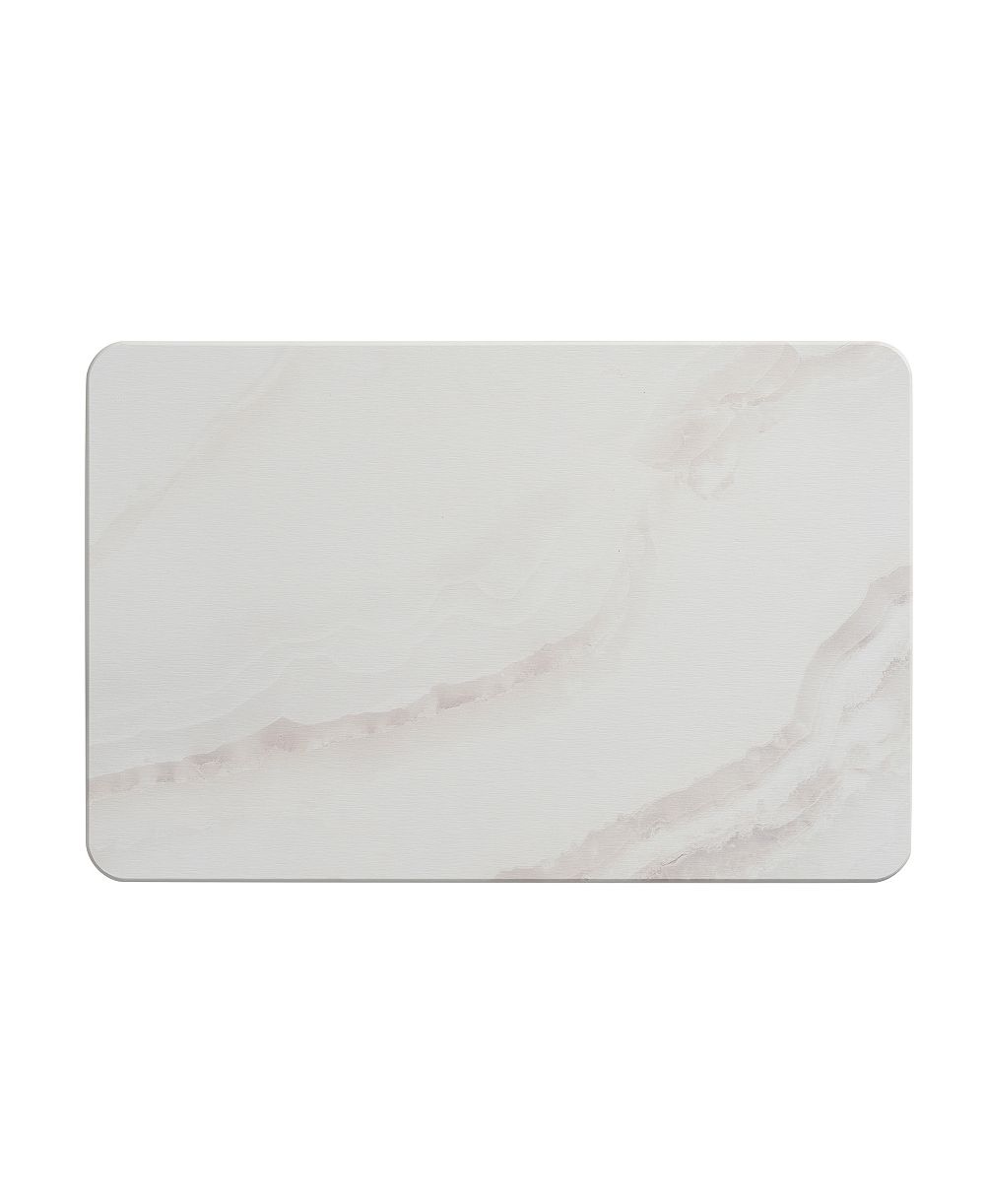 VCNY Home Marble Diatomite Stone Bath Mat, 16" x 24"