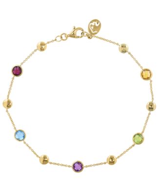 EFFY Collection Multi-Gemstone (1-3/8 ct. t.w.) Bracelet in 14k Yellow Gold