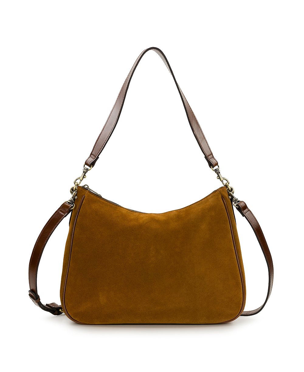 Patricia Nash Athani Suede Large Shoulder Bag