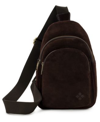 Patricia Nash Melle Mini Suede Leather Sling Bag