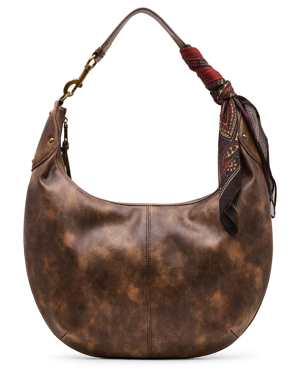 Steve Madden Olga-P Polyurethane Small Hobo Handbag