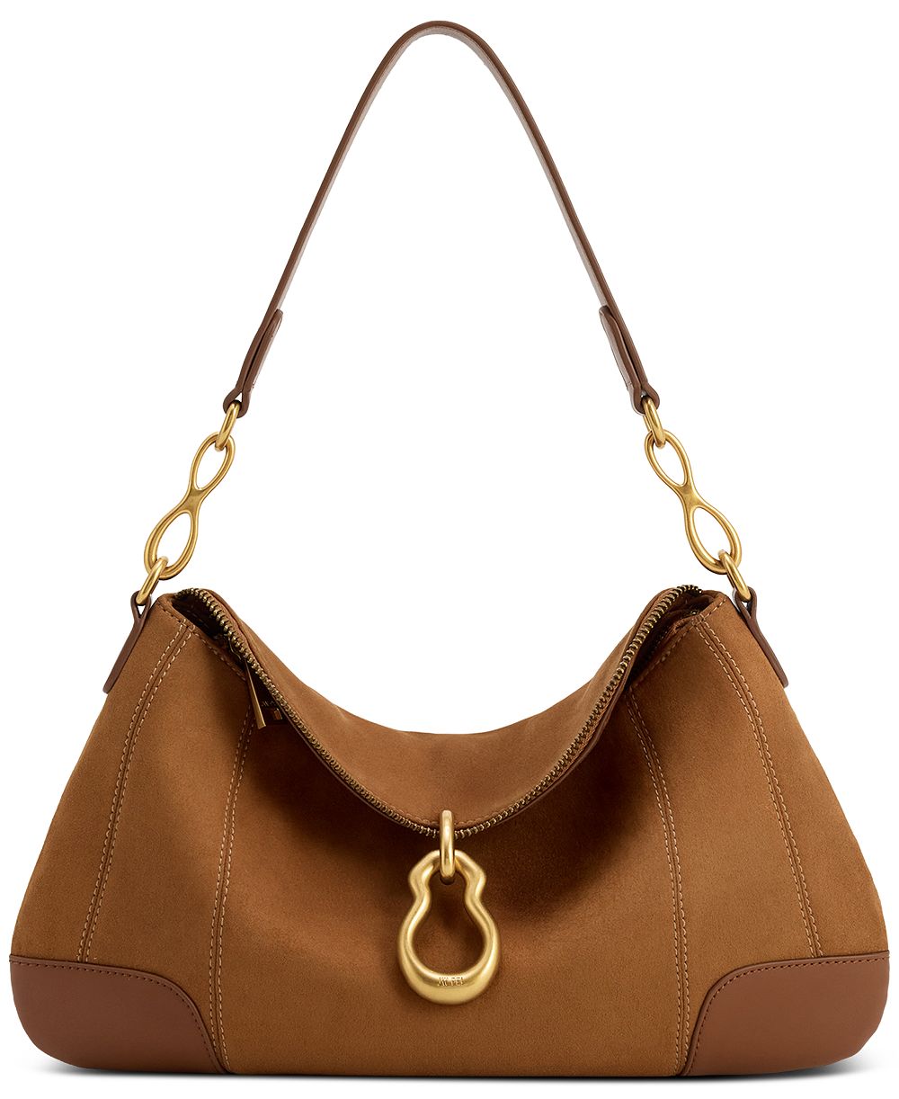 JW PEI Jayla Faux Suede Shoulder Handbag