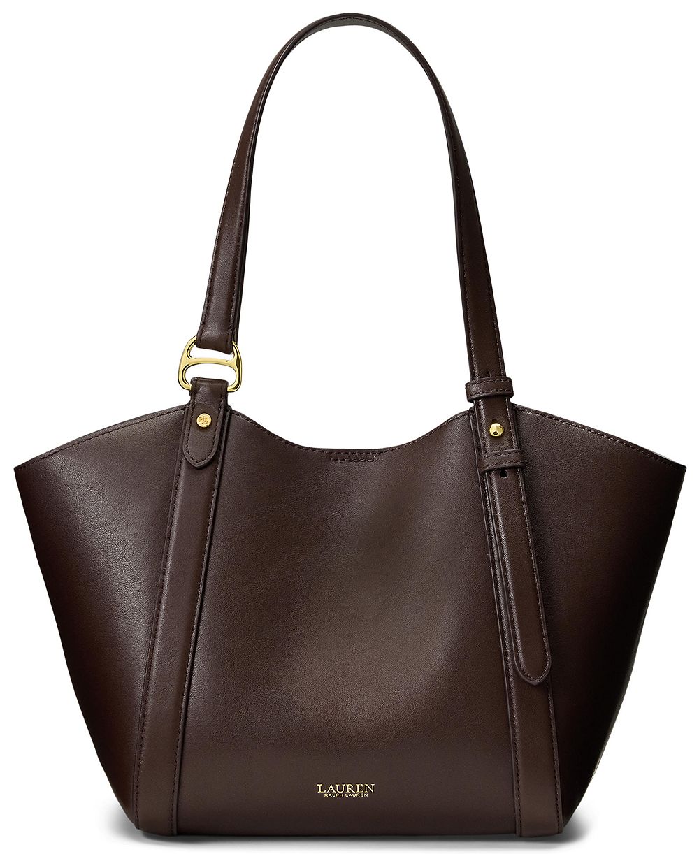 Lauren Ralph Lauren Tasha Small Leather Tote Bag