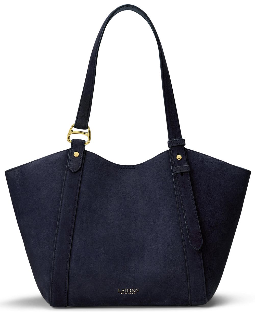 Lauren Ralph Lauren Tasha Small Suede Tote Bag