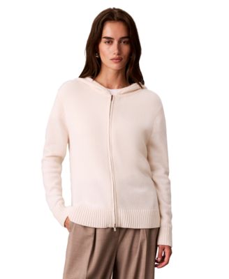 Calvin Klein женский свитер-худи на молнии