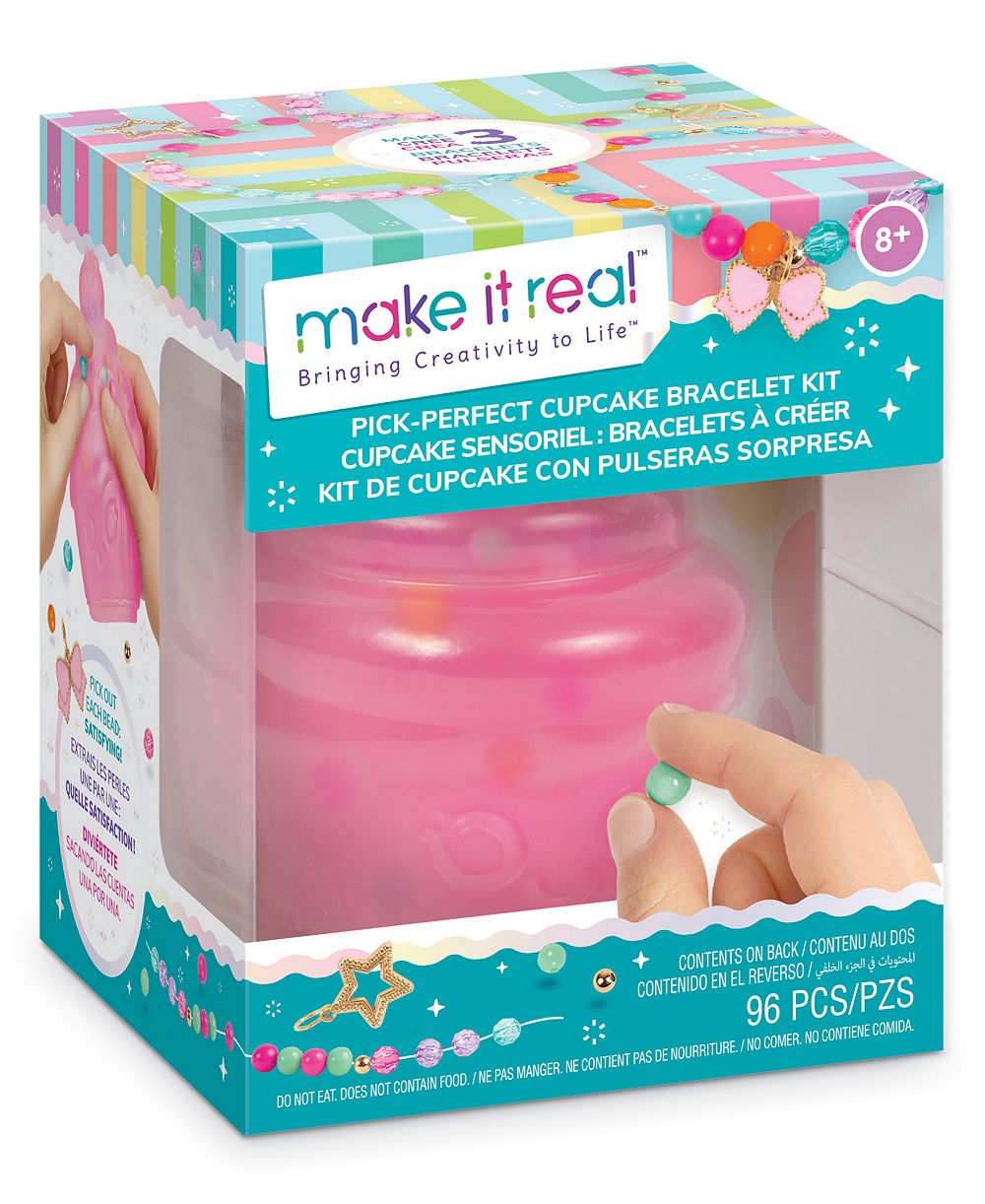 Make It Real Набор для создания браслета Pick Perfect Cupcake, для детей 8+