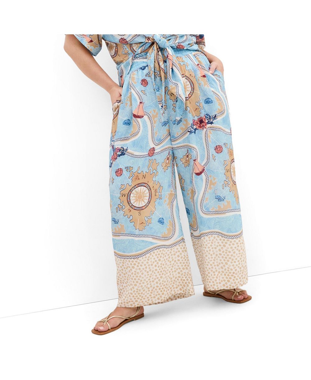 CITY CHIC Women's Postcard Wide Leg Pant