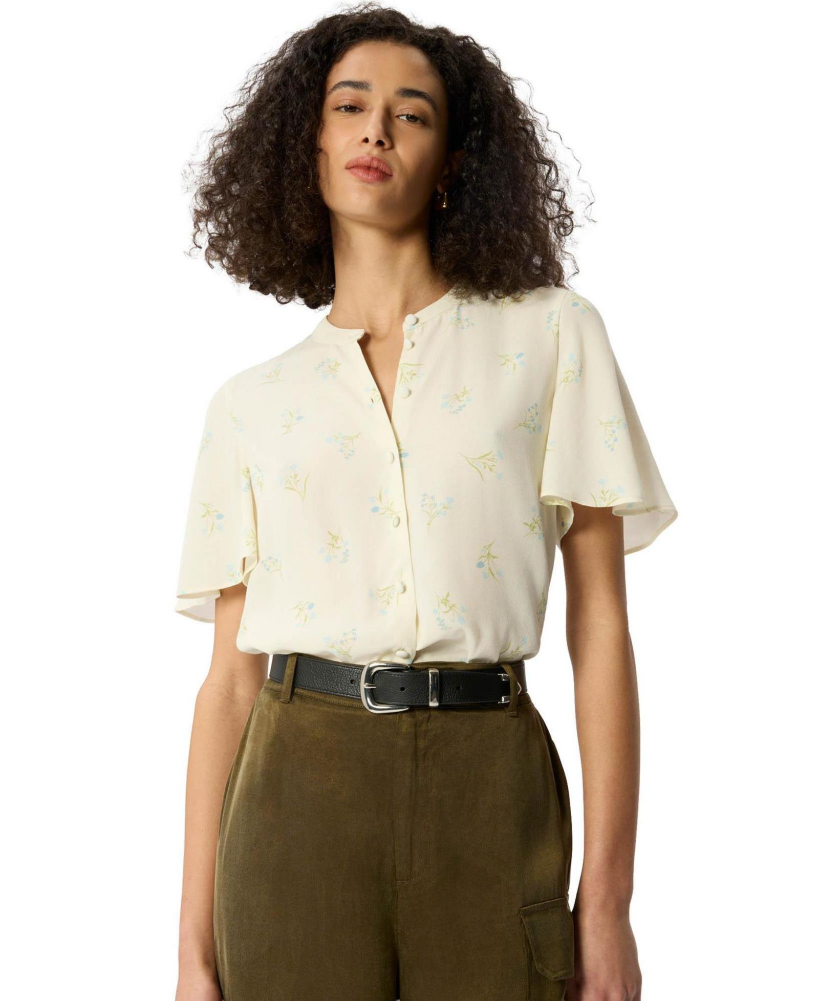 Женская рубашка Whistles Floral Button Front