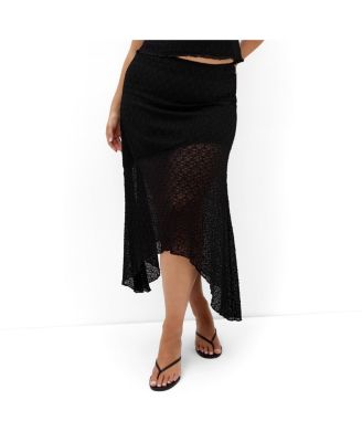 CITY CHIC женская юбка из кружевной трикотажной ткани