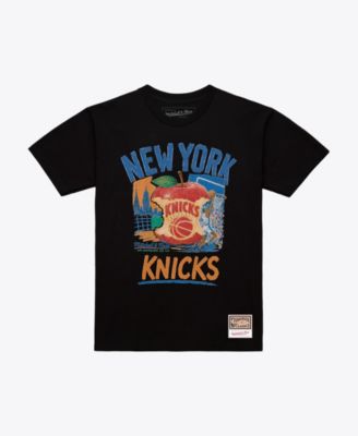 Mitchell & Ness Men's Mitchell Ness Black New York Knicks Concrete Apple T-Shirt