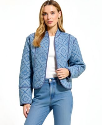 Modenaire Женский жакет Diamond Quilted Open-Front