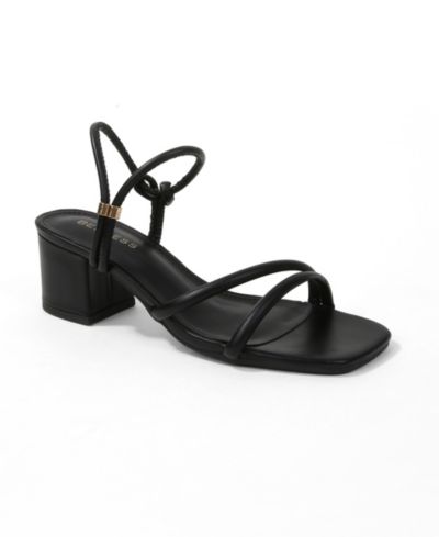 BERNESS Women's Elayna Tubular Strap Block Heel Sandals