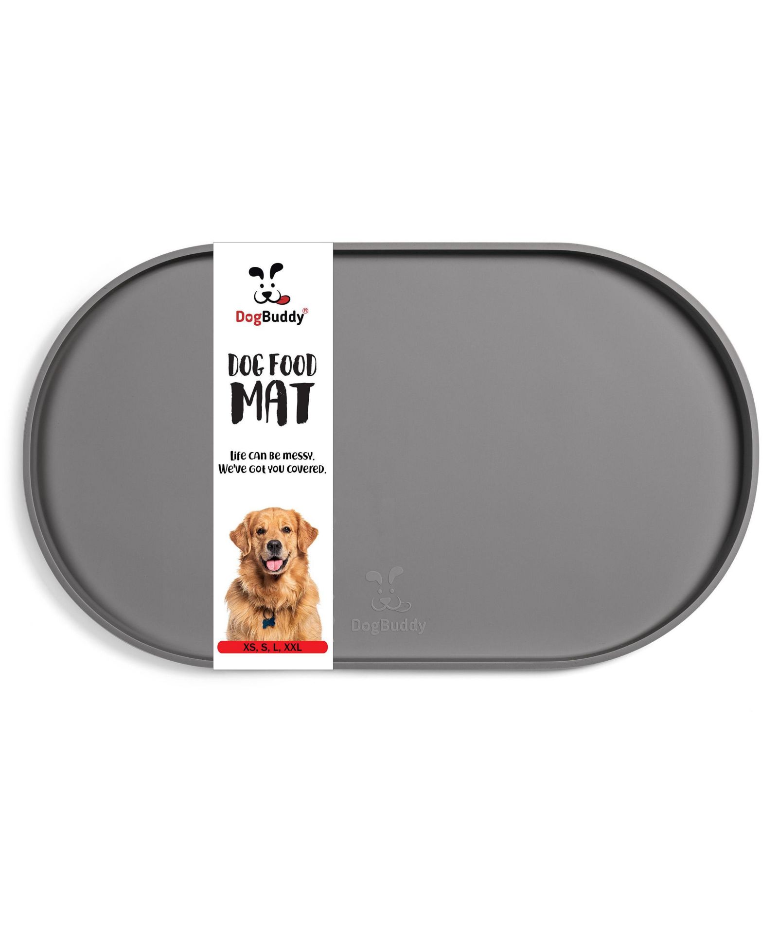 Коврик для кормления DogBuddy Oval Dog Food Mat/ Pet Placemat