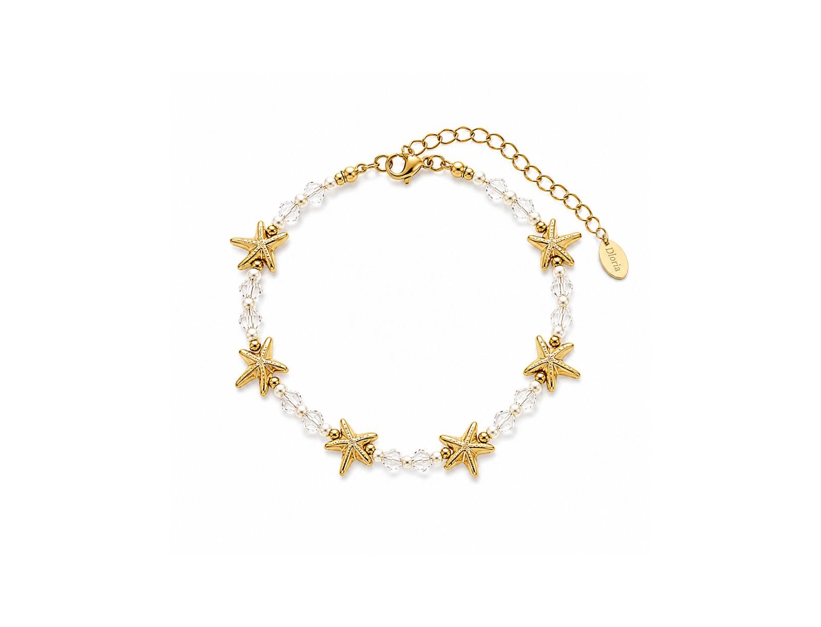 Браслет Dloria Seaside Starfish с бусинами