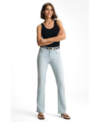 Женские джинсы Mavi Jeans Molly Mid Rise Bootcut, выцветший синий Flex Blue