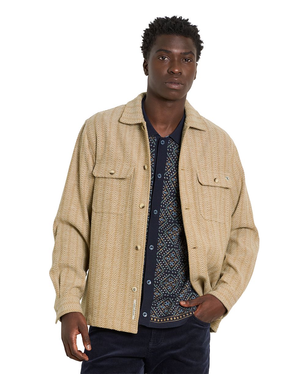 Мужская рубашка SCOTCH & SODA Jacquard Relaxed-Fit