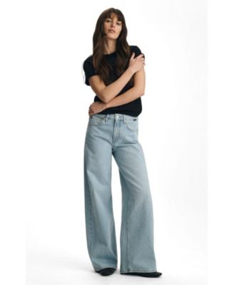 Mavi Jeans Women's Siena High Rise Wide Leg In Light Classic Denim
