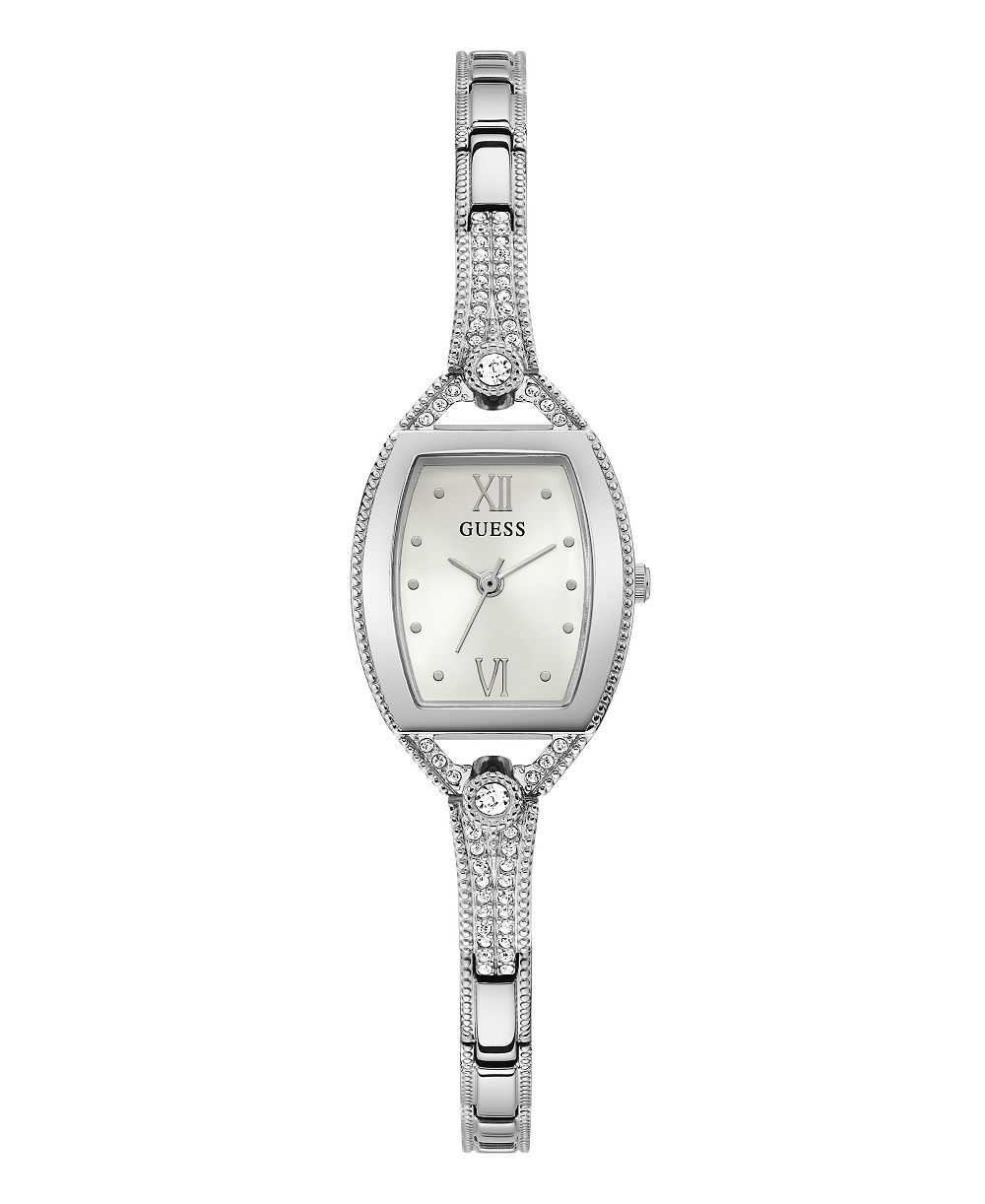 Женские часы GUESS Silver-Tone Glitz 21mm