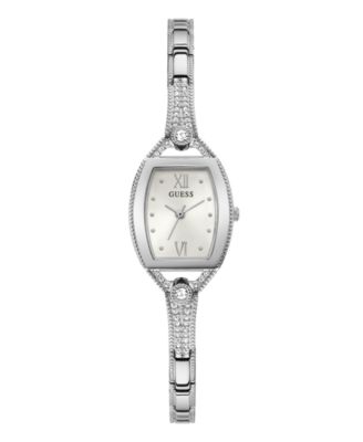 Женские часы GUESS Silver-Tone Glitz 21mm