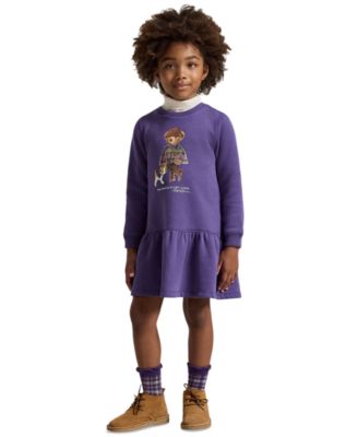 Polo Ralph Lauren Детское платье Polo Bear с длинным рукавом 2T-6X