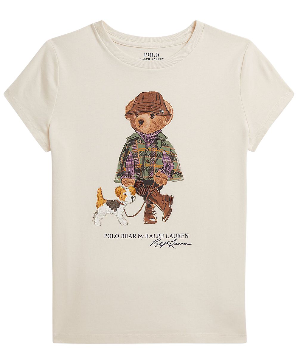 Polo Ralph Lauren Girls' 7-16 Polo Bear Short-Sleeve T-Shirt