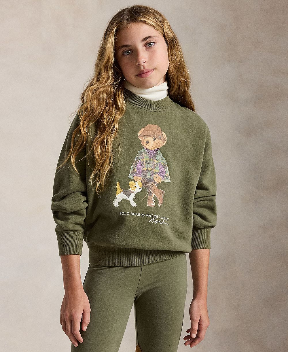 Polo Ralph Lauren Детский свитшот с длинным рукавом Polo Bear 7-16