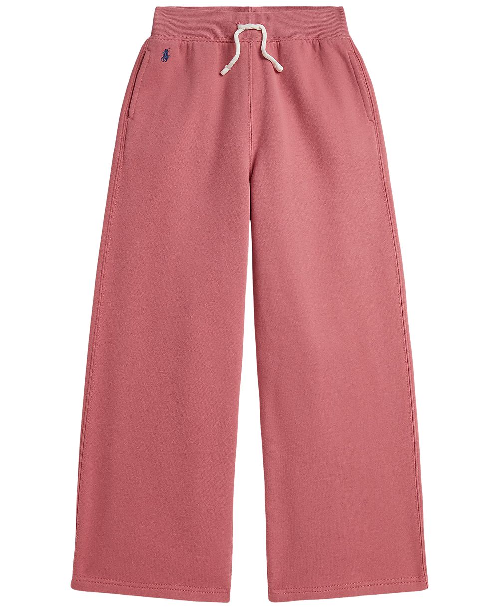 Polo Ralph Lauren Girls' 7-16 Fleece Wide-Leg Sweatpants