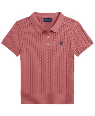 Polo Ralph Lauren Детский поло-свитер с коротким рукавом, размер 7-16