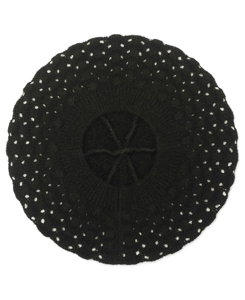 kate spade new york Women's Bubble Stitch Solid Beret