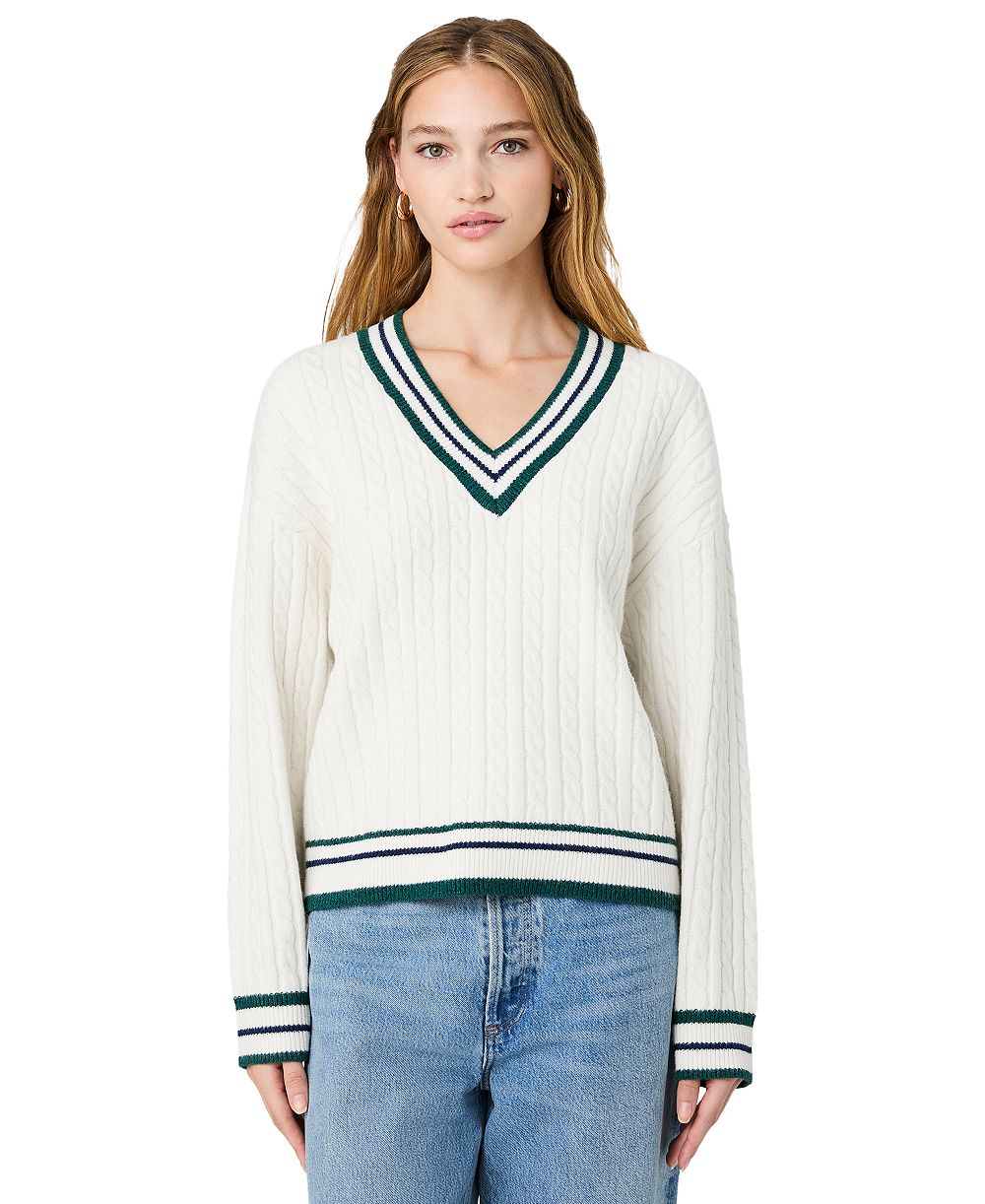 Женский объемный свитер French Connection Aleyna V-Neck