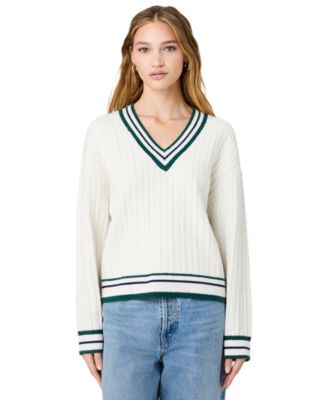 French Connection Women's Aleyna V-Neck Oversized Sweater