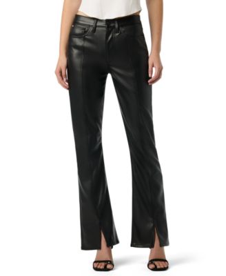 Hudson Jeans Women's Blair High-Waist Faux-Leather Bootcut Pants