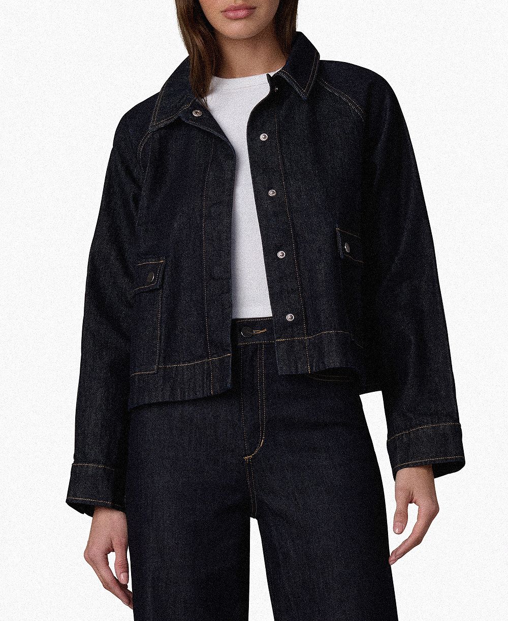 Женский джинсовый жакет Joe's Jeans Collared Patch Pocket Swing