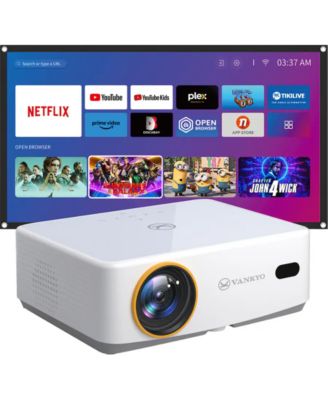 Vankyo Leisure 570B 1080P 200-Lumen Standard-Throw Wireless Smart Projector
