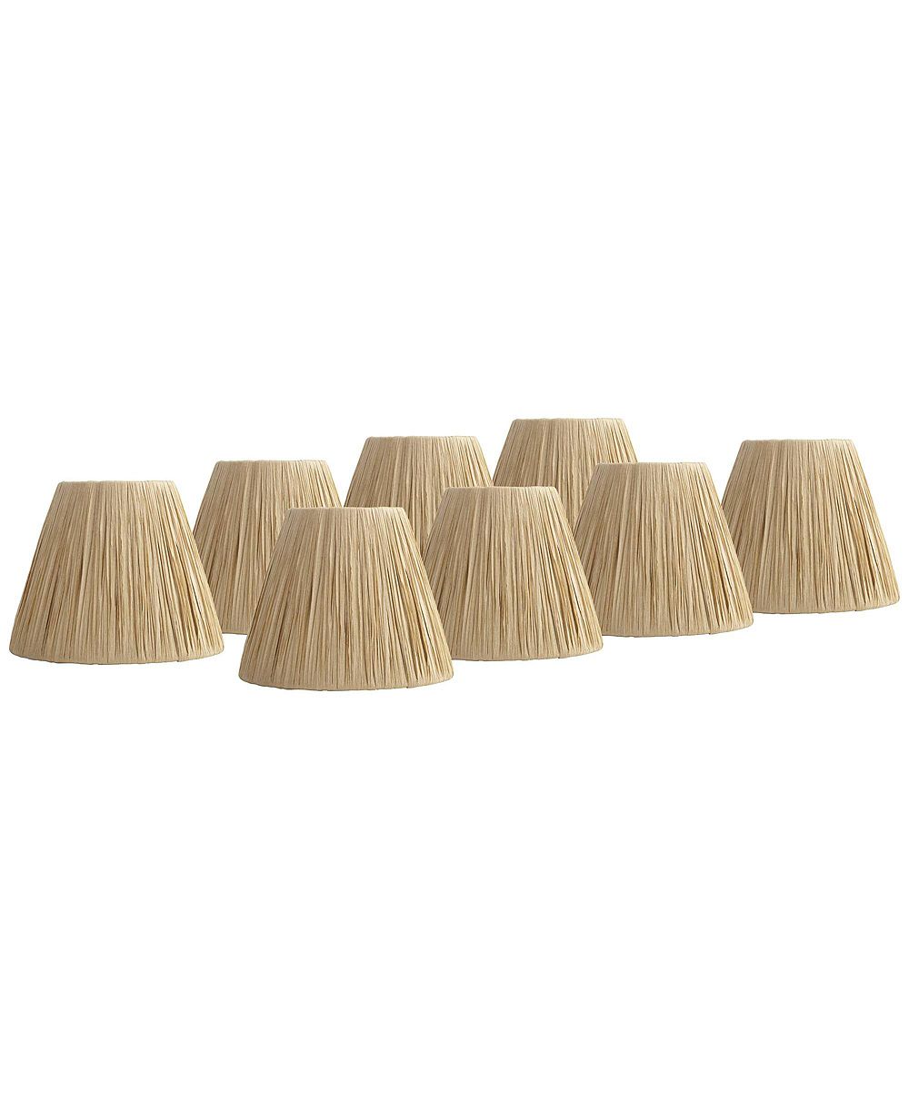 Комплект сменных абажуров Springcrest 3" Top x 5 1/2" Bottom x 4 1/2" High x 4 1/2" Slant, 8 шт