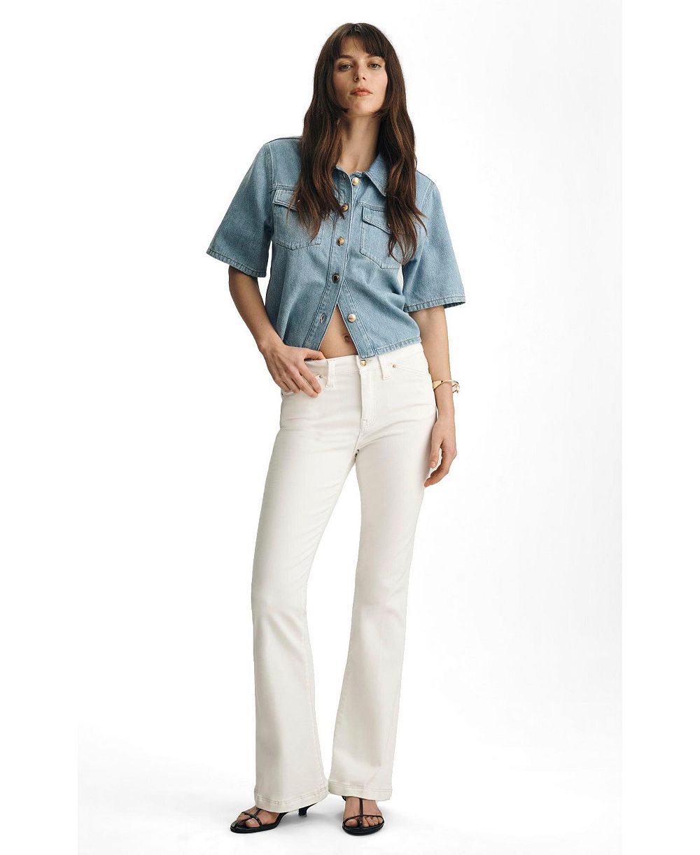 Женские джинсы Mavi Jeans Sydney High Rise Flare Off White Gold