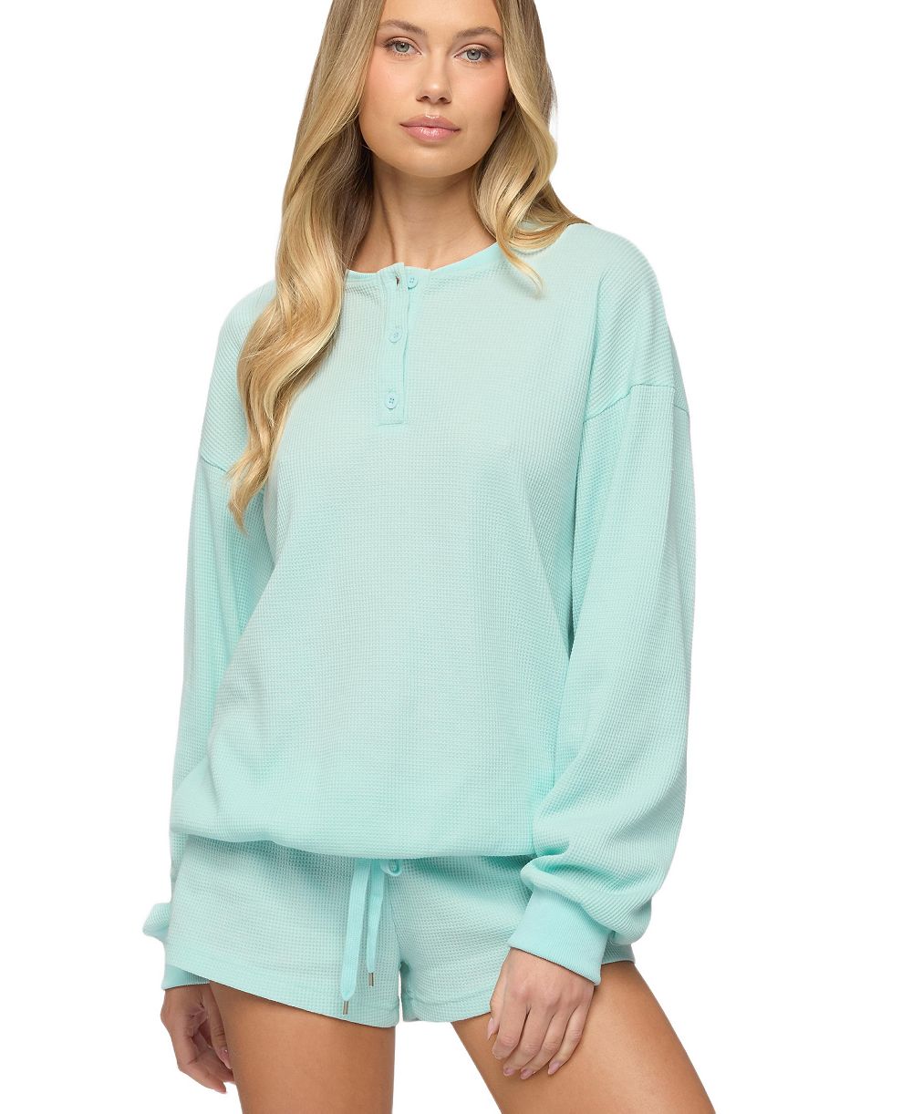 Edikted Женский топ Henley Waffle Baila