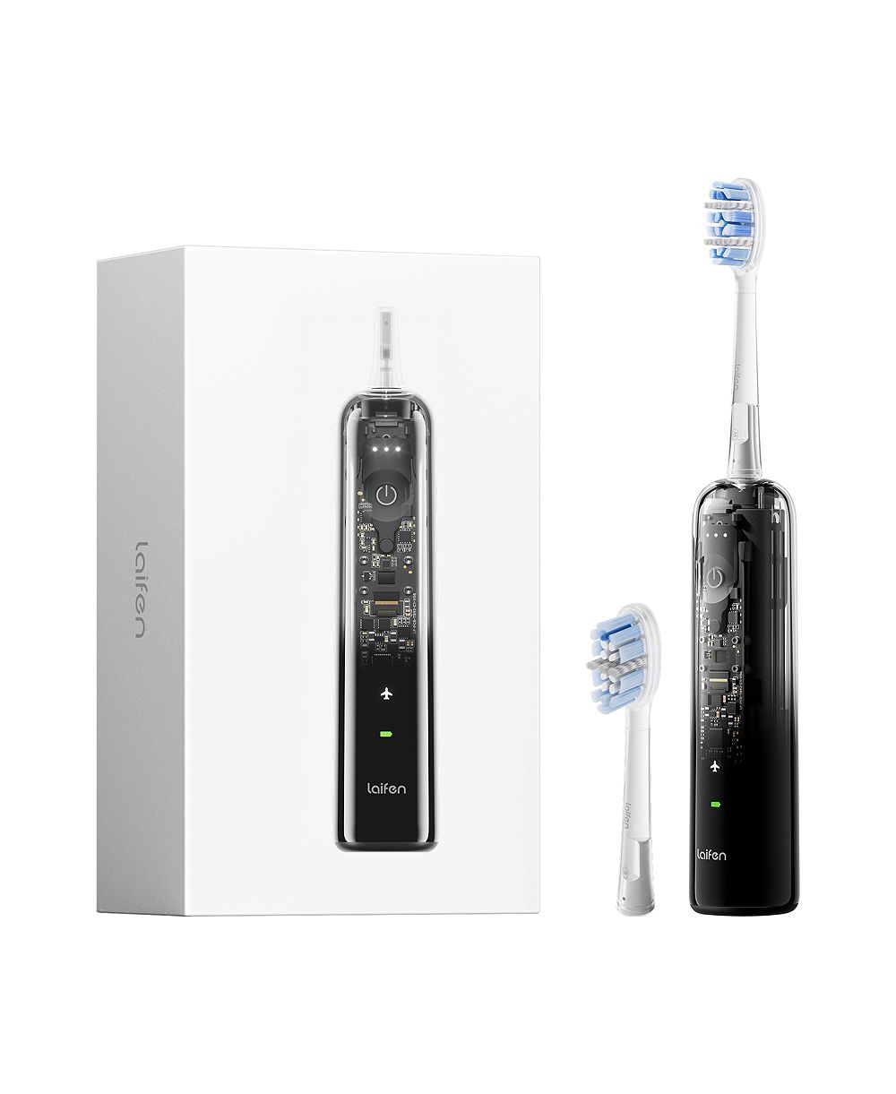 Laifen Wave Pro Electric Toothbrush with 2 Heads and Storage Bag