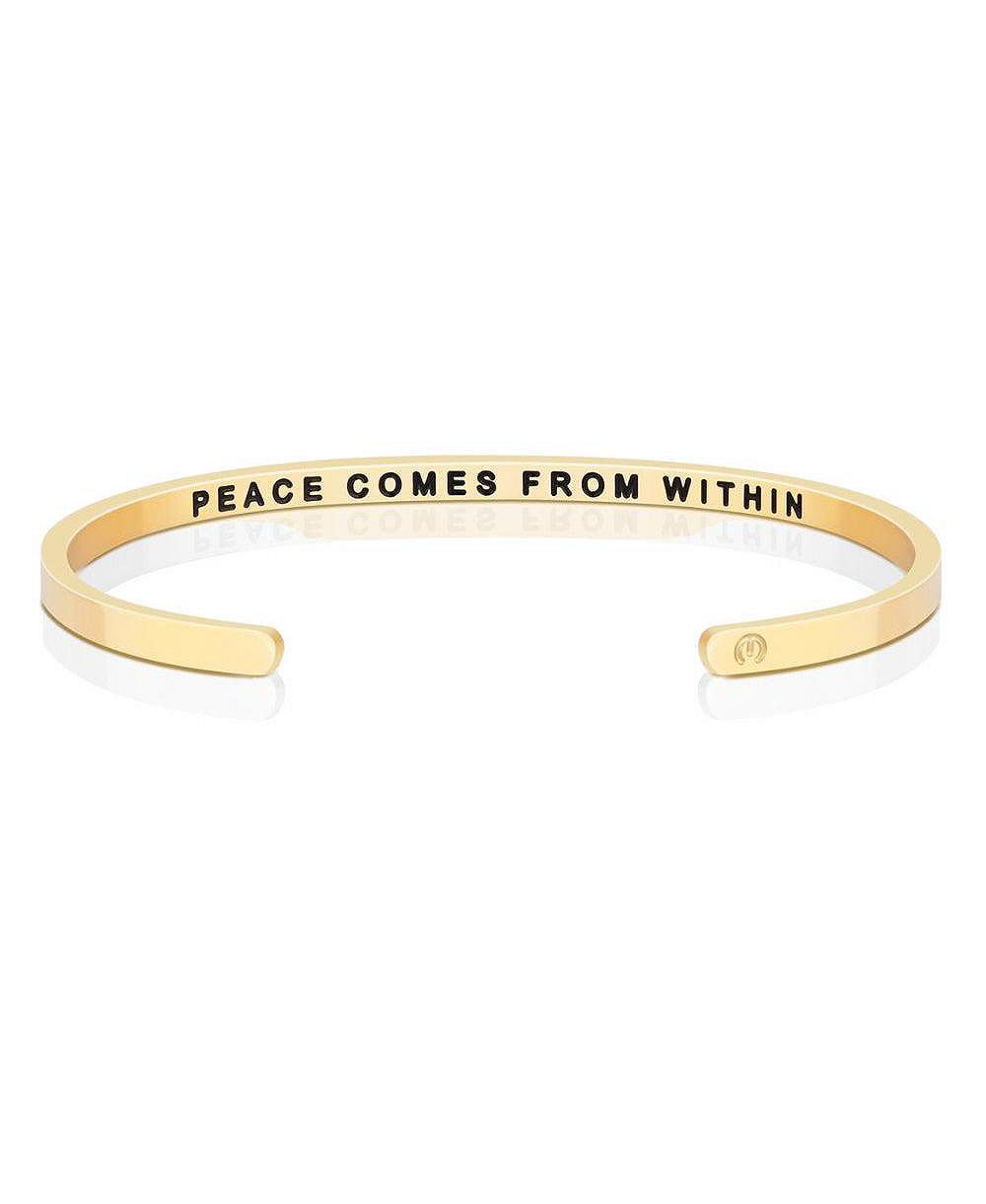 Браслет Mantra Peace Comes From Within