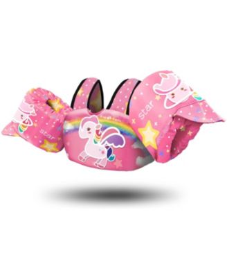 AOFAR Kids Swim Vest Floaties with Shoulder Harness Arm Wings
