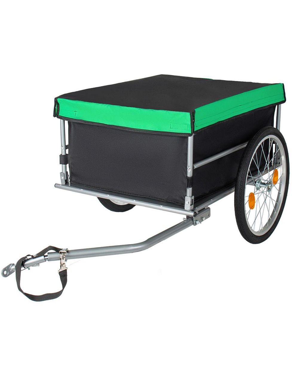 Streamdale Furniture  Foldable Bicycle Cargo Trailer with 20inch  Wheels and Removable Cover