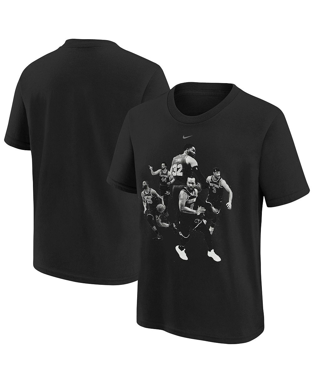Футболка Nike Black New York Knicks для мальчиков и девочек