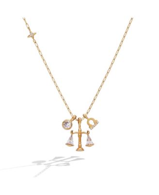 Ожерелье Alex and Ani Libra Zodiac Charm Cluster
